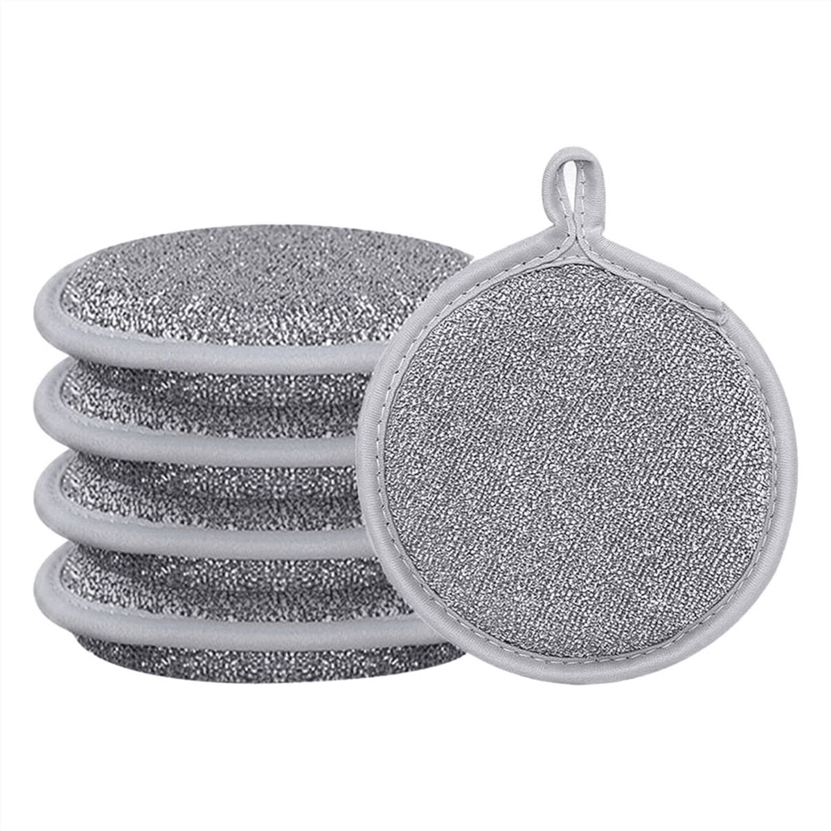 15PCS Wire Dishwashing Rags for Wet and Dry, Non Scratch Wire Dishcloth