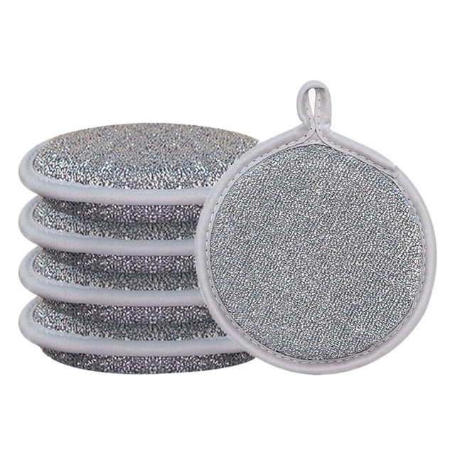 15PCS Wire Dishwashing Rags for Wet and Dry, Non Scratch Wire Dishcloth