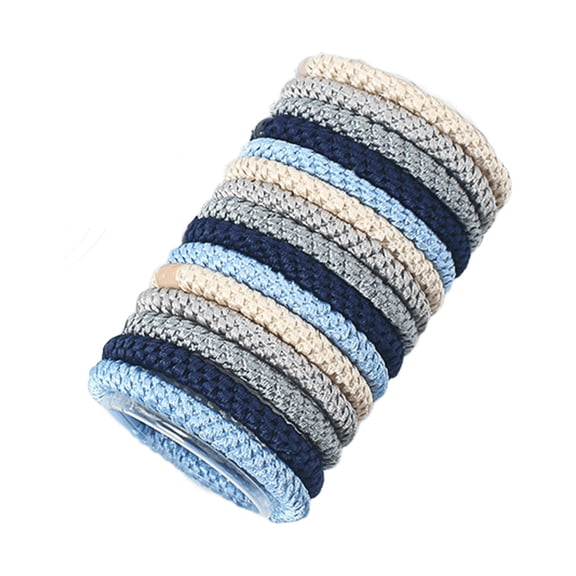 15PCs Hair Ties Scrunchies Set,Elastic Hair Ties for Women,No Damage Ponytail Holders for Thin Thick Hair,Soft Hair Bands Skinny Scrunchy For Fashion or Casual Hair Beauty Accessory