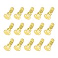 thumbnail image 1 of 15Pack Blank Shoe Clips, 25mm x 14mm Metal Flat Clips Shoe Embellishment Supplies for DIY Crafts Decoration Project, Gold, 1 of 6