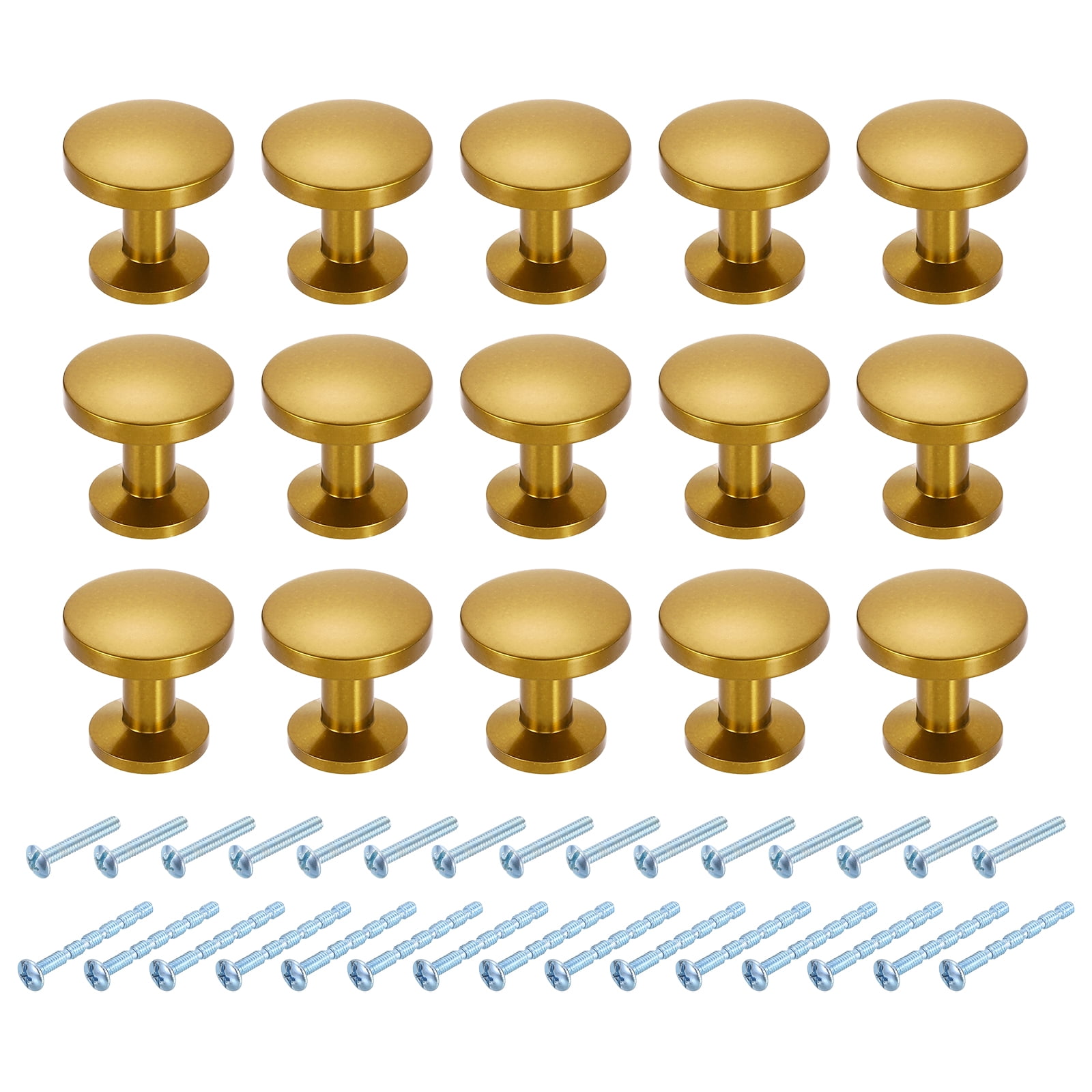 15Pack Round Cabinet Knobs, 1.2