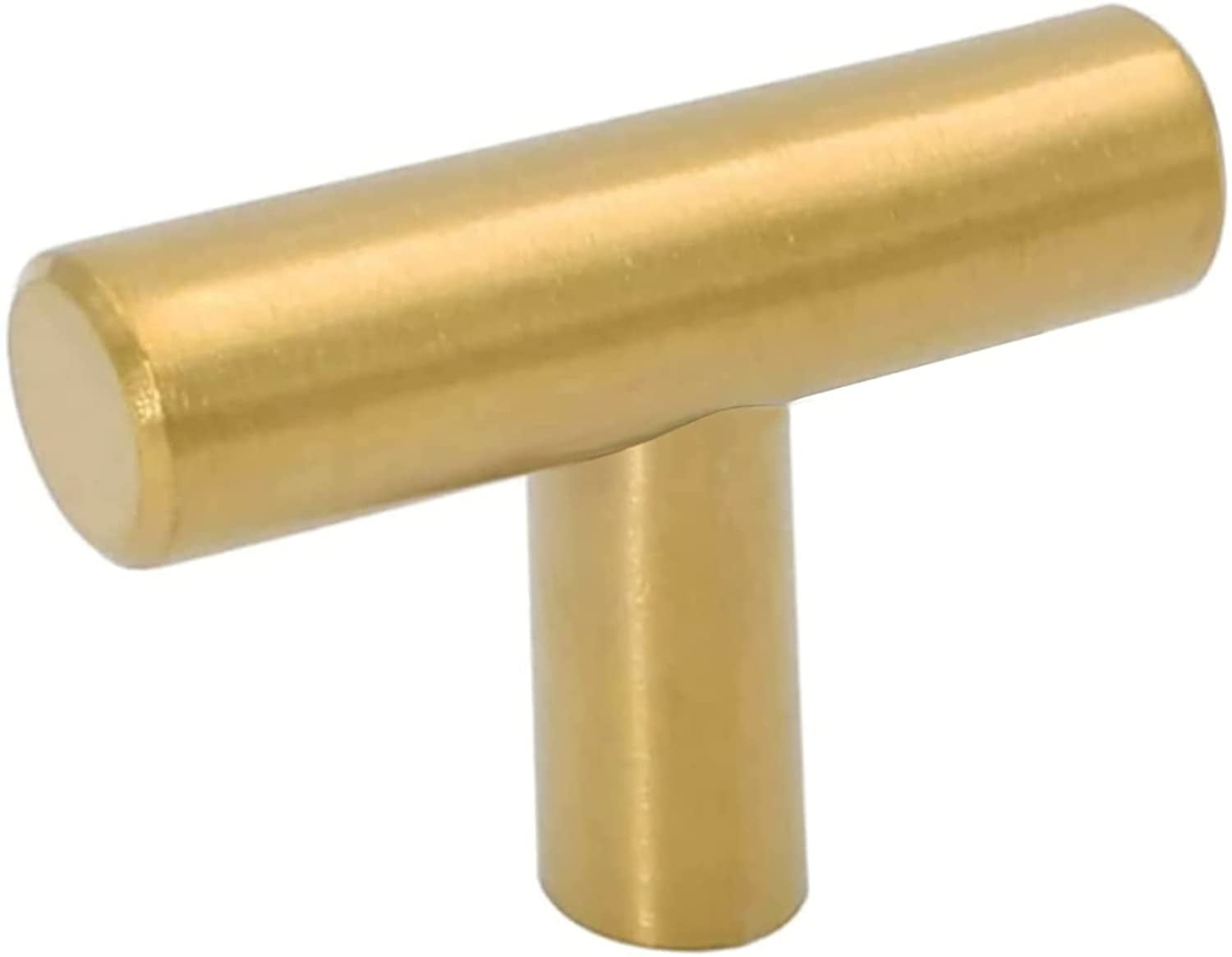15Pack Zoizocp Gold Cabinet Knobs and Pulls Brushed Gold Dresser Drawer Knobs 2in Overall Length ...