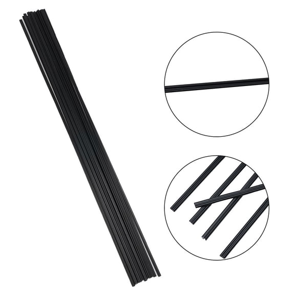 15Pcs 50Cm Abs Plastic Welding Rods Set Car Bumper Repair Electrodes Sticks Soldering Accessories Hot Air Gun Welder Kit Smile Home