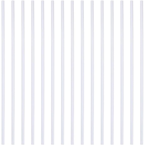 15Pcs Acrylic Dowel Rods Sticks Clear Round Plastic Rods 12 Inch 6mm Reusable Stirring Stick Cake Decorating Model Building Bracing Piping