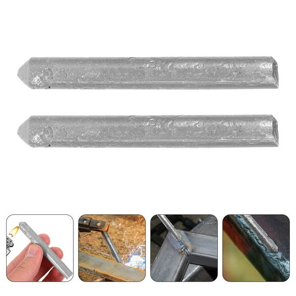 SEWCHICS Soldering Aluminum Rods Silver 15Pcs 3.1In