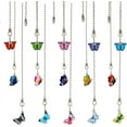 thumbnail image 1 of 15Pcs Ceiling Fan Pull Chain Extension 13 Inch Enamel Butterfly Charm Light Pull Chain Adjustable Decorative Extension Connector Hanging Ornaments, 1 of 6
