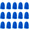 thumbnail image 1 of 15Pcs Cheerleading Pom Poms, Adorable Cheerleader Pompoms Hand Flowers for Kids Adults Ball Dance Sports Team Spirit Cheering Fancy Dress Night Party, Blue, 1 of 6