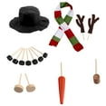 thumbnail image 1 of 15Pcs Christmas Snowman Decorating Making Kit Snow Toys Outdoor Fun Kids for Christmas Winter Holiday Party Decoration Gifts Funny Toys, 1 of 9