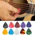 thumbnail image 1 of 15Pcs Colorful Celluloid Guitar Pick 0.5/0.75/1.0MM 3 Thickness Beat Pick Ukulele Bass Acoustic Folk Electric Guitar Plectrum Guitar Accessories, 1 of 8