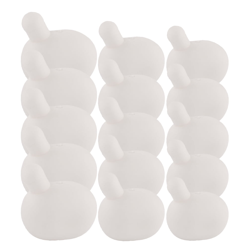15 Pcs Squeeze Toy Making Decompression Toy Part Silicone Bubble Core 6 00x5 50x4 50cm White