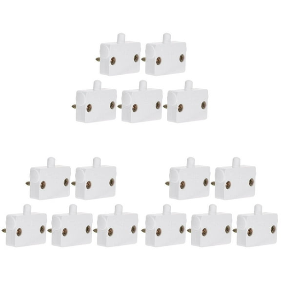 15Pcs Door Switch Wardrobe Light On Off Switch For Cabinet Light Closet Lamp