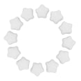 thumbnail image 1 of 15Pcs Felt Star for Crafts, White Sewing Pom Poms Handmade Wool Felt Sheets 1.2" for DIY Arts and Crafts, 1 of 6