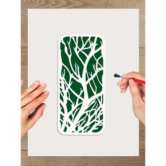 15Pcs Floral Theme Plastic Painting Stencils Geometric Paint Template Stencils Crafts Drawing Templates for DIY handcrafting