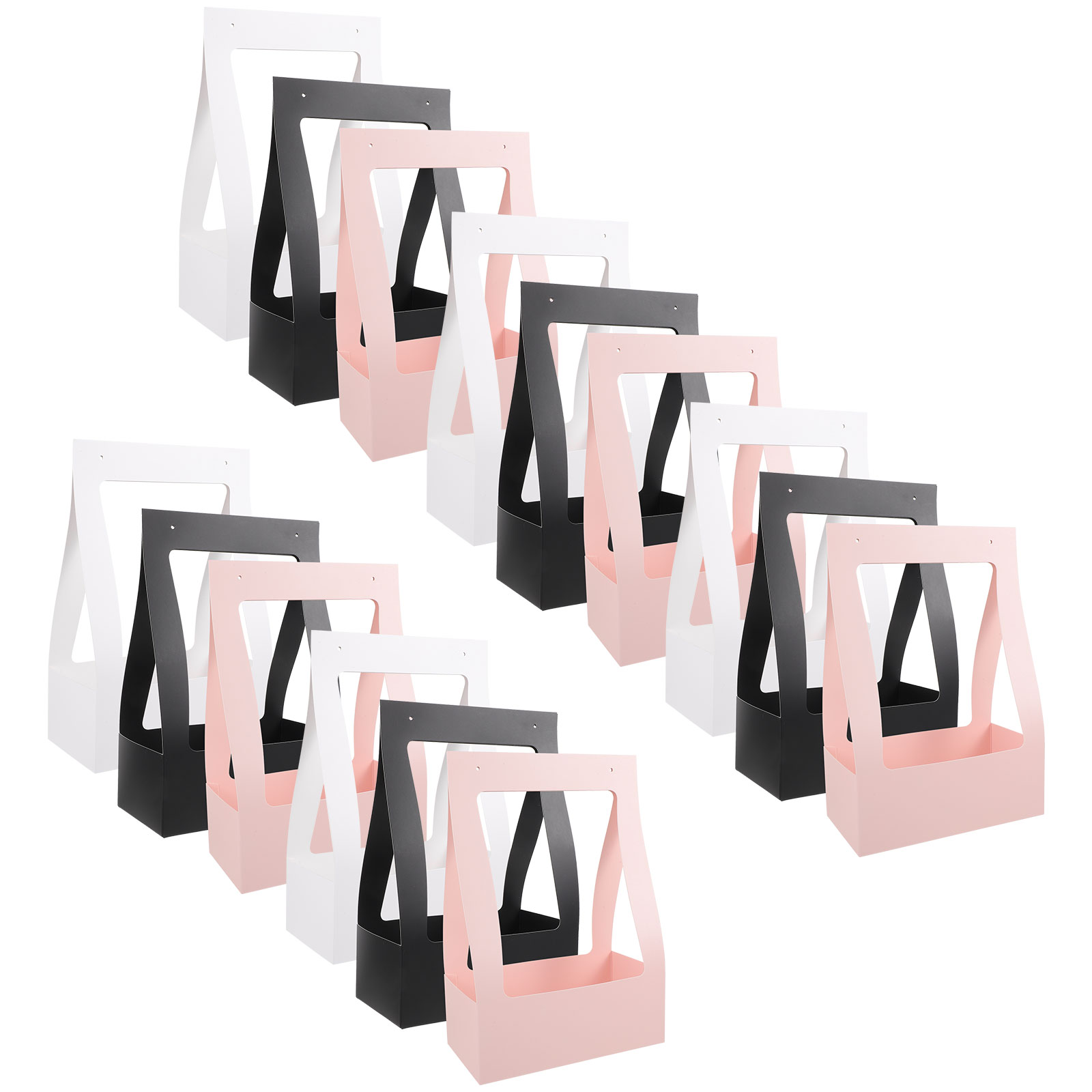 15Pcs Flower Box for Arrangement Paper Flower Box Bouquet Flower Gift