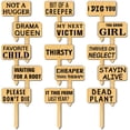 thumbnail image 1 of 15Pcs Funny Plant Markers Wooden Garden Stakes T-Type Garden Labels Funny Garden Signs Garden Tags for Indoor and Outdoor Potted Seed Herbs, 1 of 7