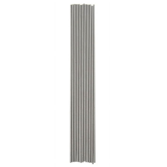15Pcs HSS Rod 1mm Dia 100mm Long for Lathe Stock Replacement,15 x Lathe Tool Round Rod,Silver