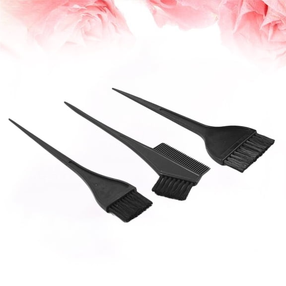 15Pcs Hair Tint Brush Set with Smooth Handle for Easy Comfortable Hair Styling