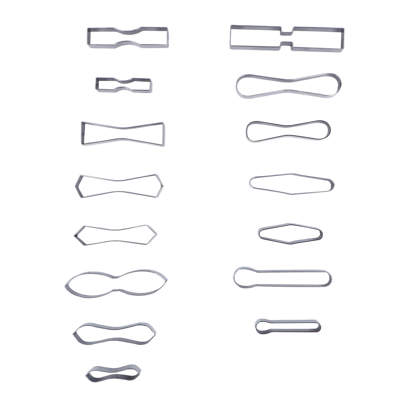 15Pcs Hole Hollow Punch Cutter Leather Craft Belt Punching Tools Metal