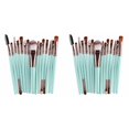 15Pcs Makeup Brush Set Cosmetic Brushes Tools Kit Or Highlighter Eye