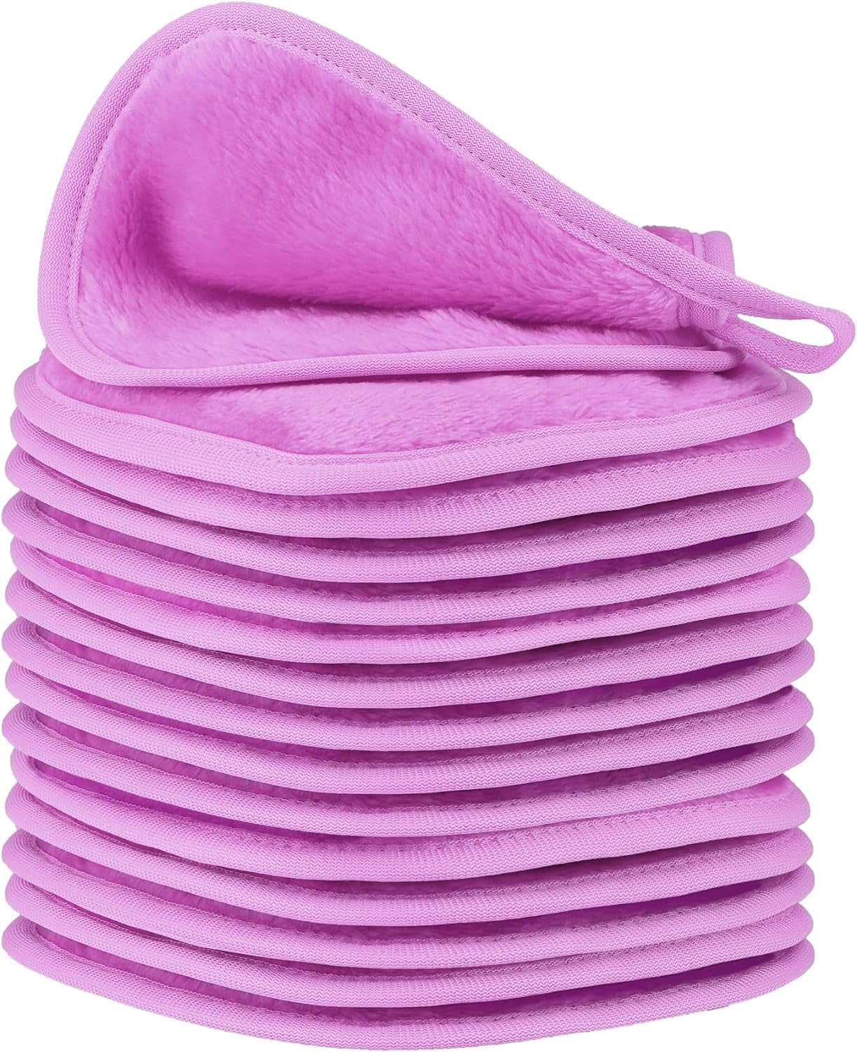 15Pcs Makeup Remover Cloth, Washable Microfiber Face Cloth, 6x6Inch ...