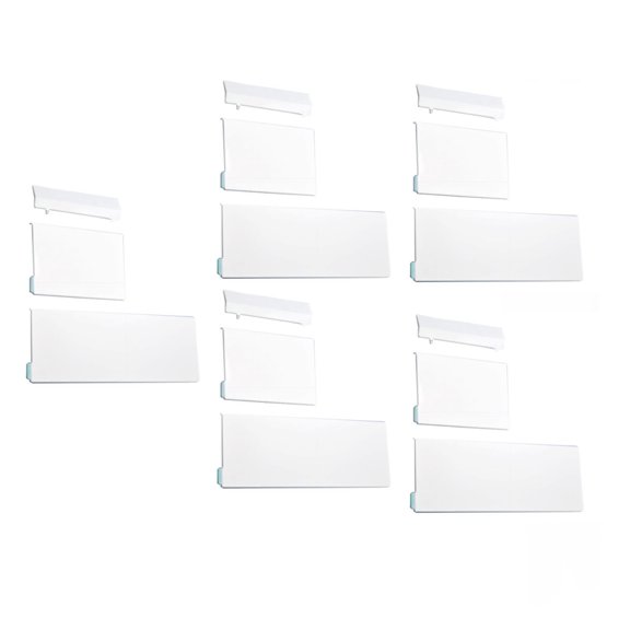 15Pcs Memory Card Door Slot Cover for Nintendo Wii Game Console Spare Parts, Easy-to-Use, ABS