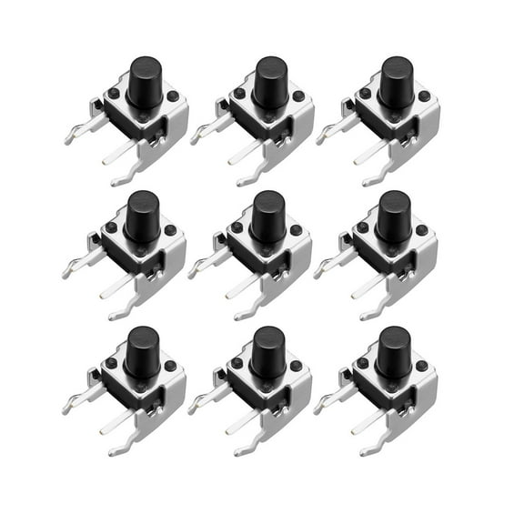 15Pcs Momentary PCB Side Mounting Pushbutton Tact Switch DIP 2PIN 6x6x8mm