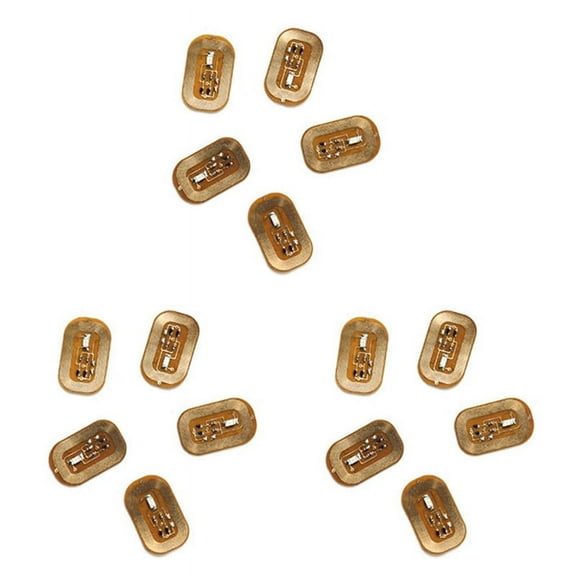 15Pcs NFC Flash Nail Sticker LED Bare Chip Intelligent Luminous Lamp Enhancement, White Light