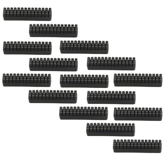 15Pcs Nozzle Brush For Bambu Lab A1 Wiper Silicone Brush Hotbed Mounted Scrubbers For Bambulab A1 Cleaning Tool Printer Parts