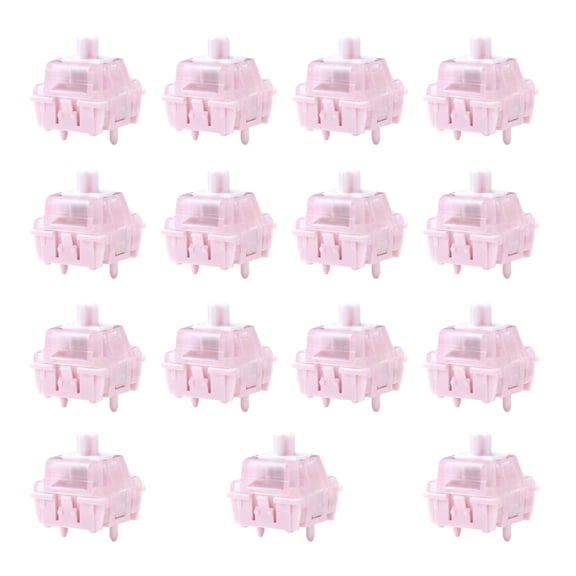 15Pcs Pink Magnetic Shaft Mechanical Keyboard Switches Clicking Key Replacement Mechanical Keyboard Accessories