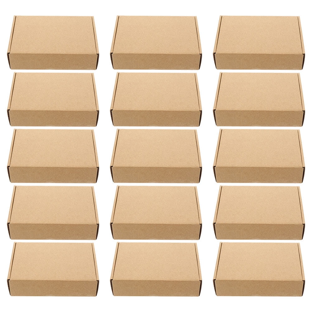 15Pcs Rectangle Shape Paper Box Kraft Paper Box Gift Box Valentine's ...