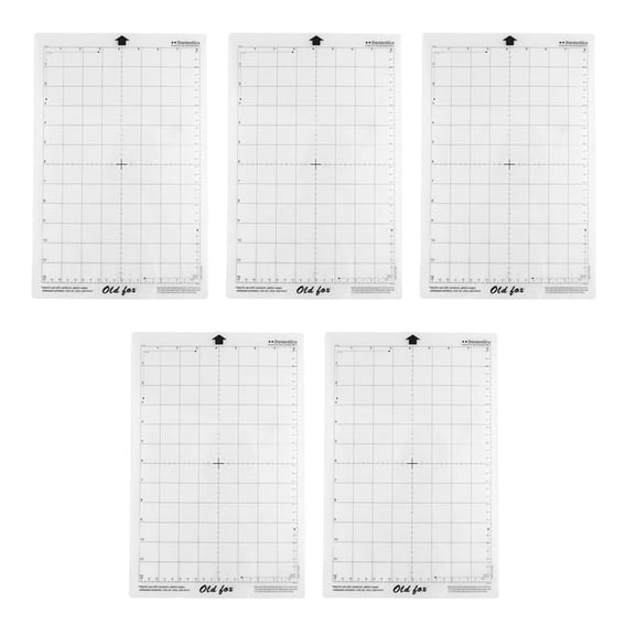 15Pcs Replacement Cutting Mat Adhesive Mat with Measuring Grid 8 By 12-Inch for Silhouette Cameo Explore Plotter,15 x sheet cutting mat,white