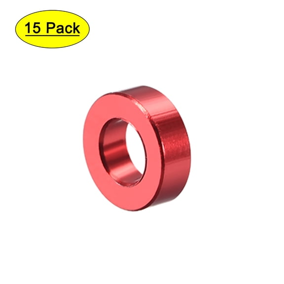 15Pcs Round Aluminum Standoff Column Spacer 3.1x6x2mm(IDxODxH) Red for FPV Quadcopter RC Multirotors Parts DIY