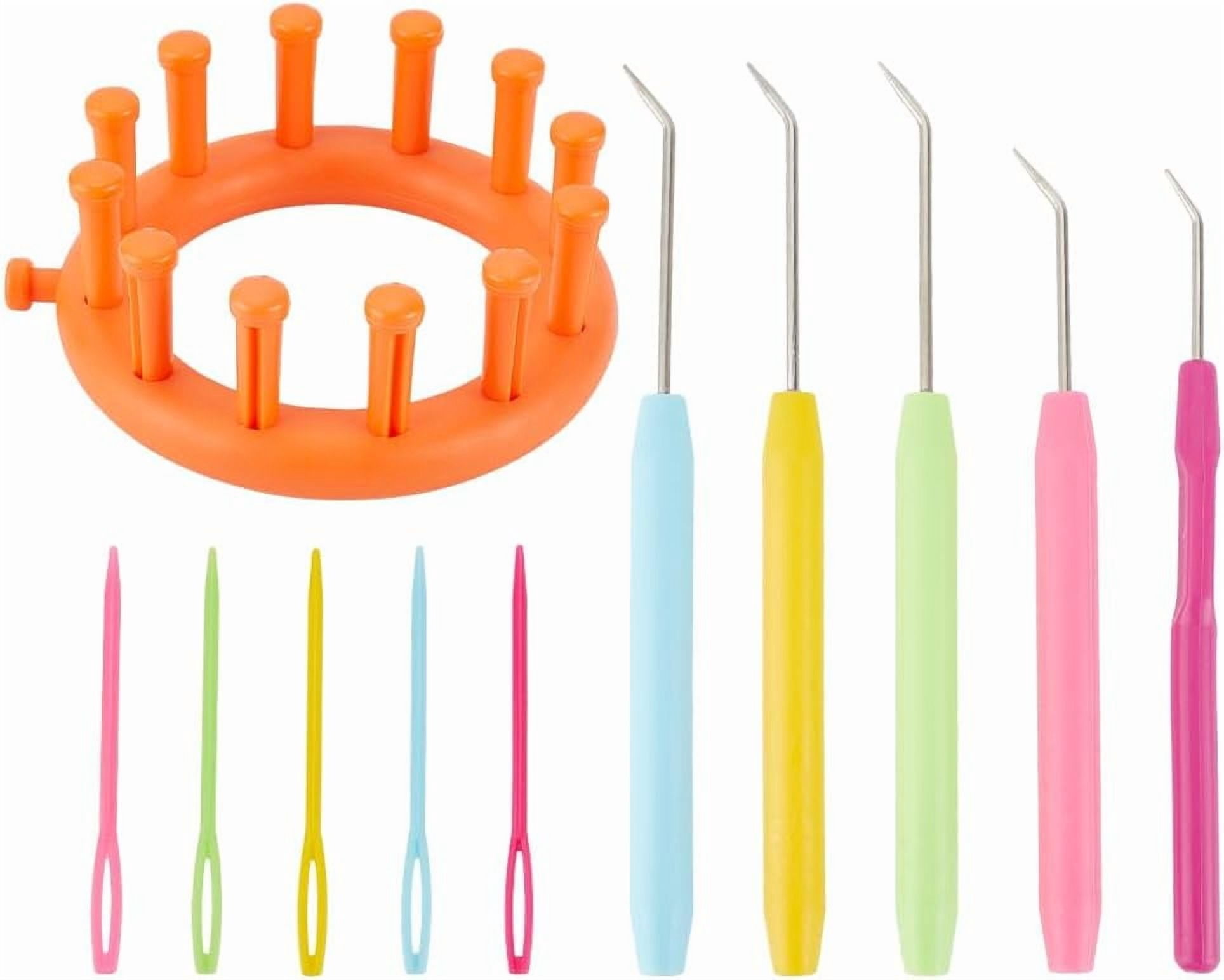 15Pcs Round Plastic Knitting Looms 97.5x89x36.5mm Round Knitting Looms