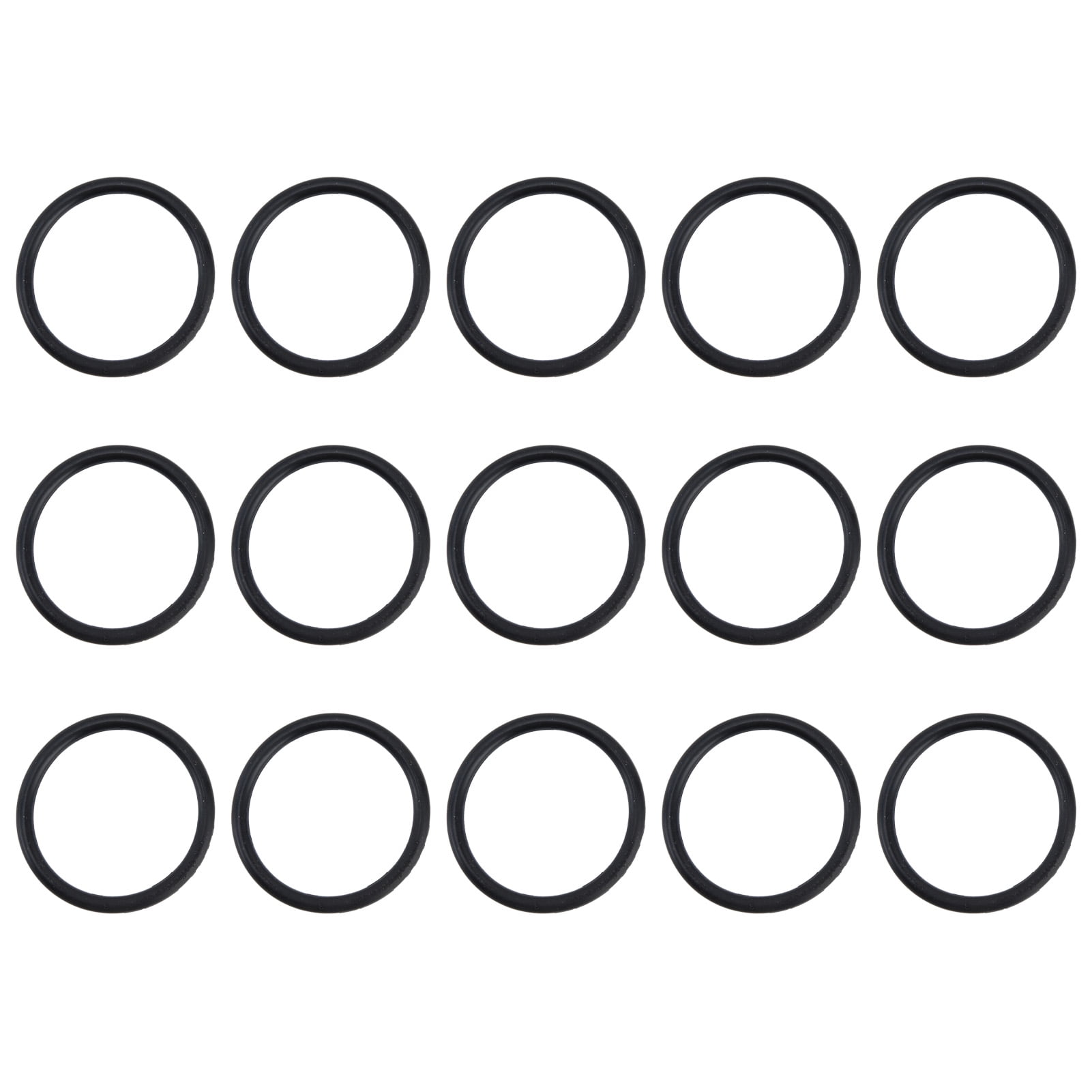 15Pcs Round Rubber Motor Belt Nitrile Rubber O Rings 5mm Diameter for Mechanical Equipment Transmission Parts5405-0005-0254