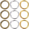 thumbnail image 1 of 15Pcs Round Spring Rings Keychain Rings DIY Bag Spring Rings Key Chain DIY Rings Spring DIY Rings, 1 of 6