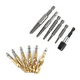 thumbnail image 1 of 15Pcs Screw Extractor Drill Bit Bolt Extractor Set Broken Damaged Bolt Remover Double Ended Damaged Screw Extractor, 1 of 15