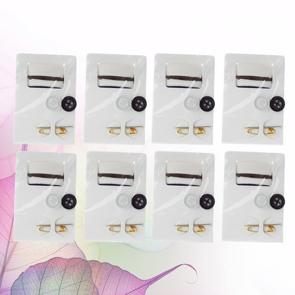 15Pcs Sewing Thread Set with Needles Pins in Compact Rust Resistant Case for Travel Use
