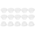 thumbnail image 1 of Uxcell 15Pcs Silicone Hole Plug, Waterproof Round Rubber Stoppers Bottle Seal Plugs Tube Pipe End Caps for 19mm/0.75" Hole for for Bathtub Bottle, White, 1 of 6