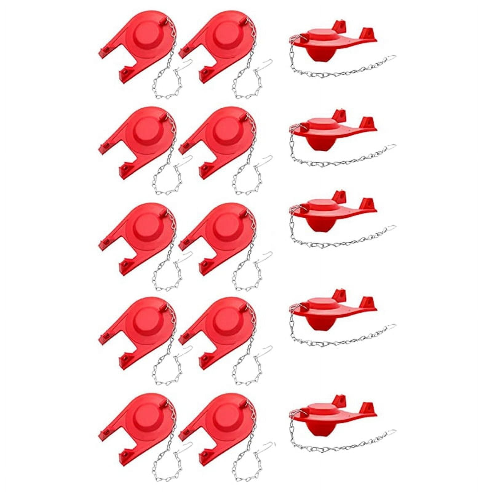 15Pcs Toilet Flapper Replacement Kit Universal Plug with Chain for 2 Inch Flush Valves, Water Saving