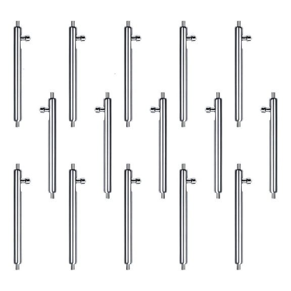 15Pcs Watch Band Pins Professional Stainless Steel Tool Assortment Watch Strap Links Pins Replacement for Watchmaker