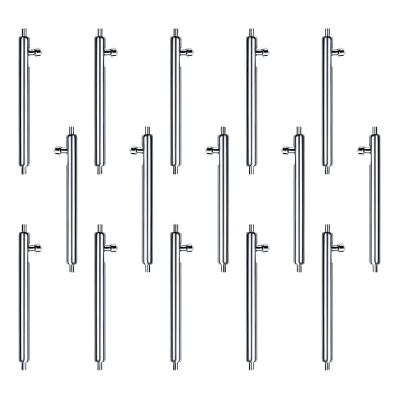 15Pcs Watch Pins Professional Stainless Steel Tool Assortment Watch Strap Links Pins Replacement for Watchmaker