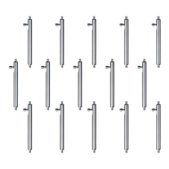 15Pcs Watch Strap Watchband Tubes Pins Watch Repairing Tool Replacement Accessories Watchband Tubes Pins Watch Strap