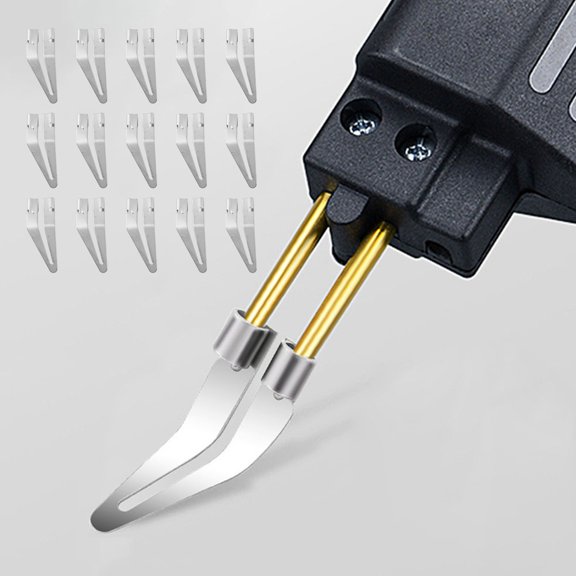 15Pcs Welder Soldering Iron Tips Smooth Head For Plastic Soldering Welding Tip