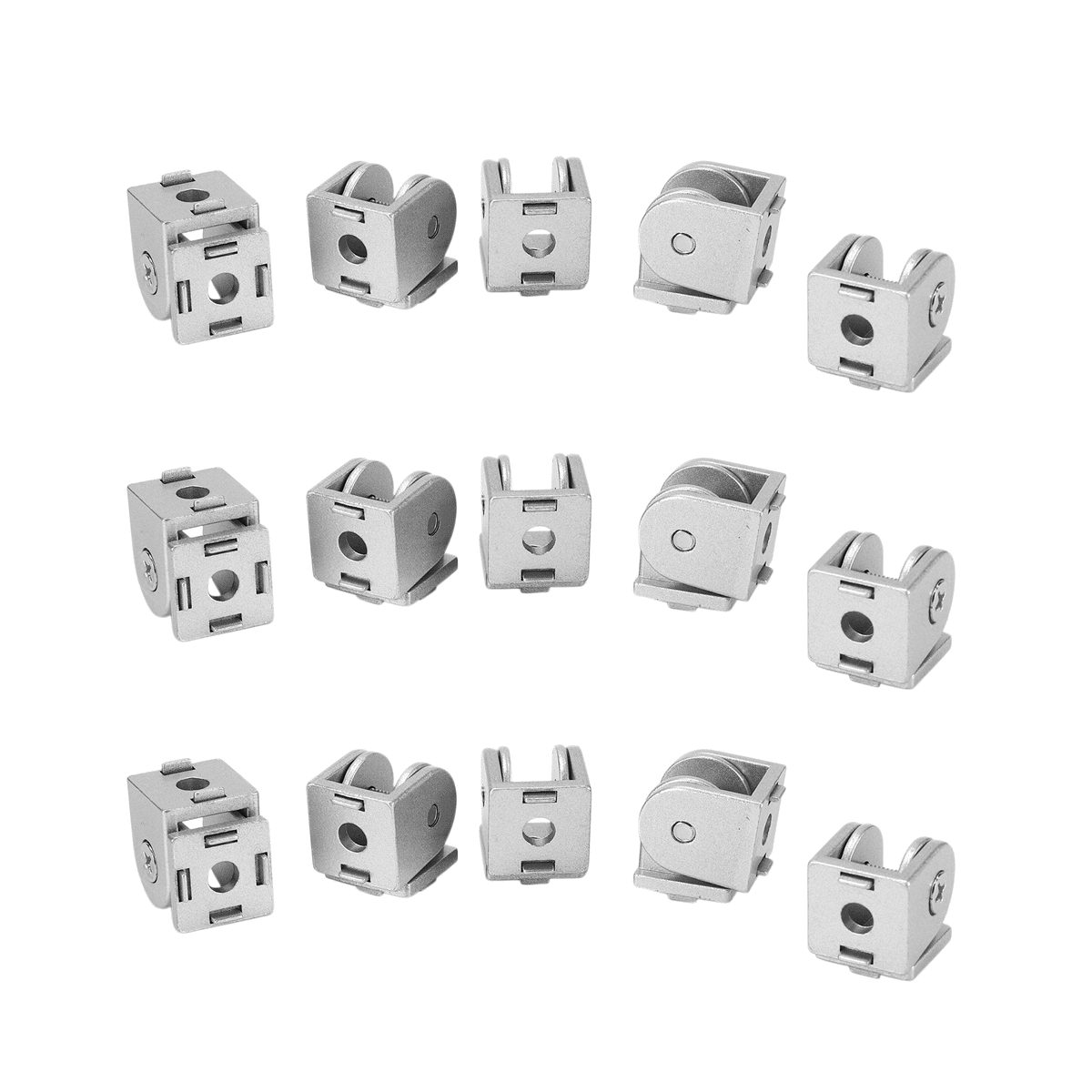 15Pcs Zinc Alloy Pivot Joint for Aluminum Extrusion Profile 2020 Series, Flexible Pivot Joint
