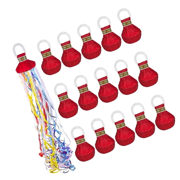 15Pieces Plastic Confetti Throwers Colorful Handheld Party Streamers For Christmas Wedding Birthdays Home Decoraiton