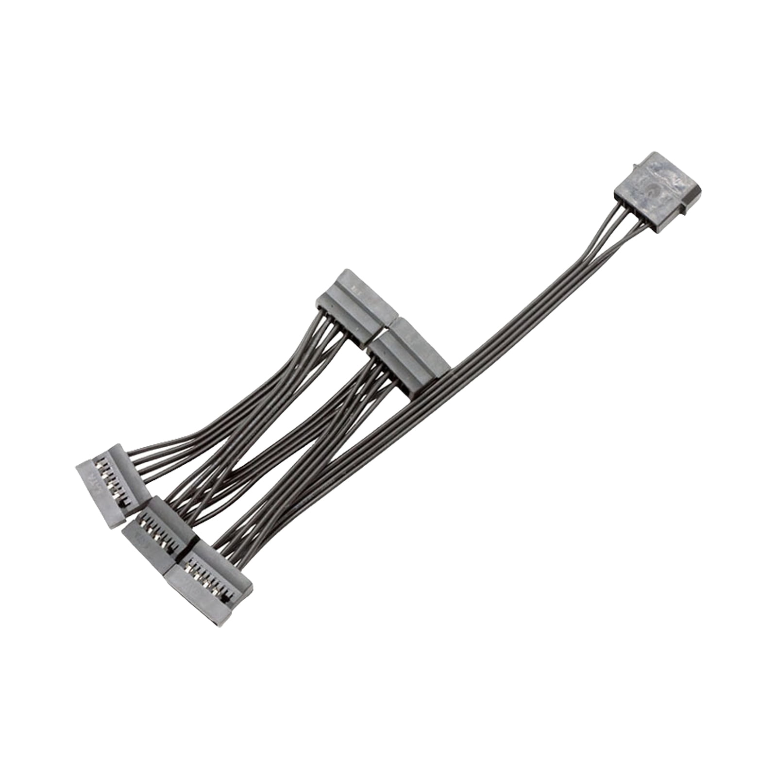 Pin Type Drive Cable 15Pin Male to 3/4/5/6 4Pin Female Power Extension Cable Hard Drives ...