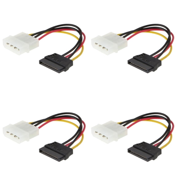 15Pin Male to IDE 4Pin Floppy HDD Power Converter Adapter Cable Power 15P to 4P Converter Drive Power Supply Cable