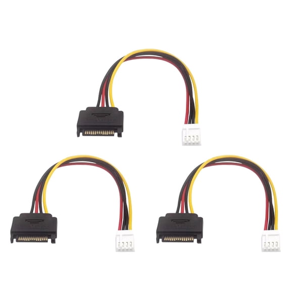 15Pin Power Supply Cable Male 15Pin to 4P Female Hard Drive Power Supply Cable Cord Adapter For Desktop Accessories