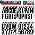 thumbnail image 1 of 15Sheets Large 4Inch Mailbox Numbers Self Adhesive Vinyl Letters Numbers Kit Car, 1 of 6