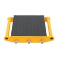 thumbnail image 1 of 15T 33000lbs Yellow Heavy Machine Dolly Skate Machinery Roller Mover Cargo Trolley, 1 of 24